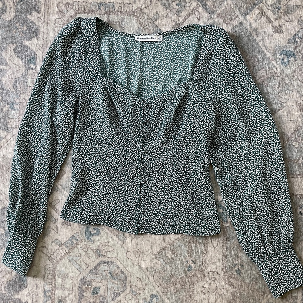 A&F Ditsy Floral Blouse